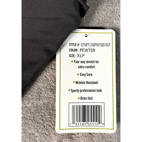 GT Performance Yoga Waistband Jogger Size XLP Petite Pewter Cargo Pants NWT - Picture 4 of 12